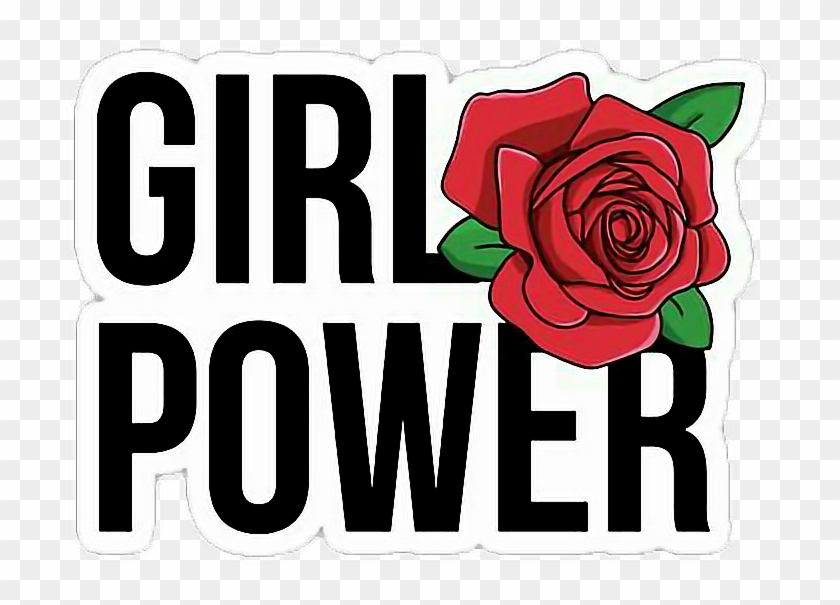 Girlpower Flower Melena Lightwood New Stickers Followfo - Red Rose Clip Art #1153847