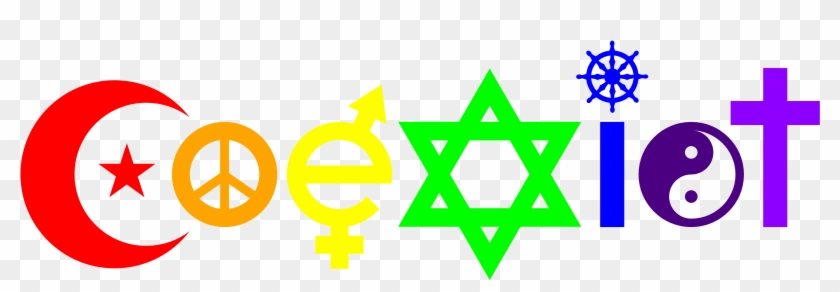 Coeiet Text Yellow Font Logo Line - Christianity Islam Judaism #1153880