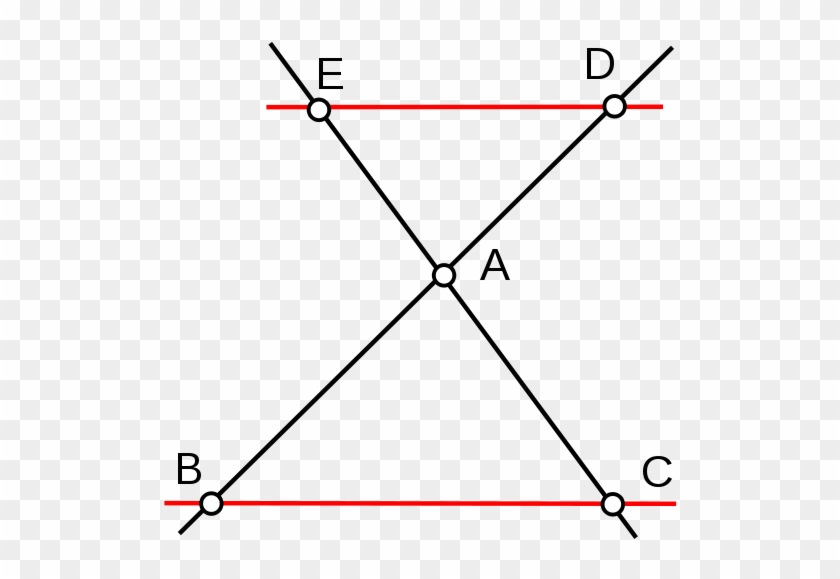 Triangle Theoreme De Thales #1154002