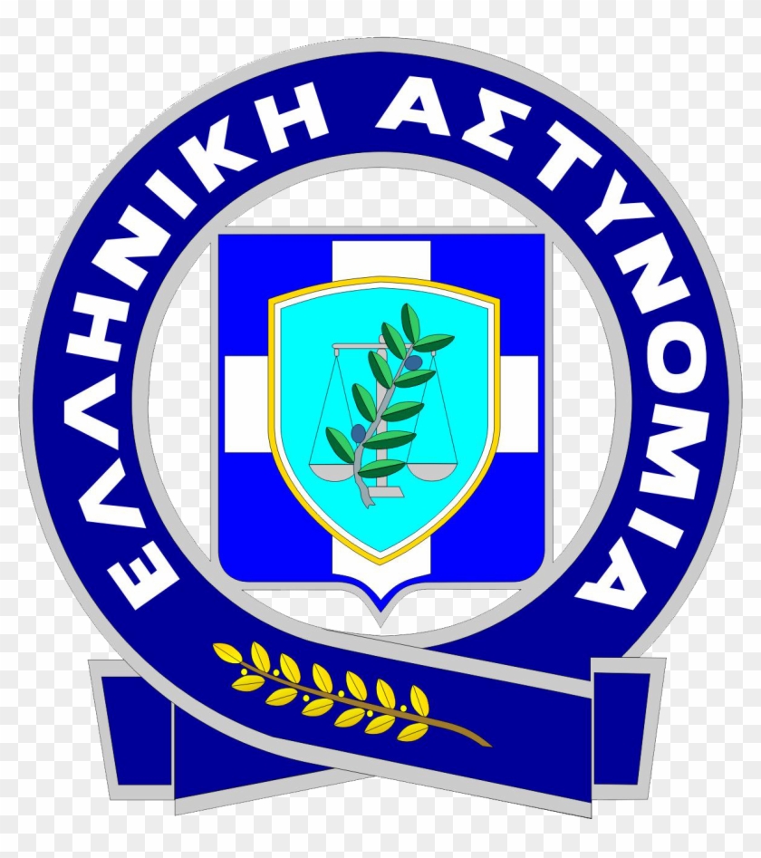 210-6476280 - Greekpolice Square Sticker 3" X 3" #1154010