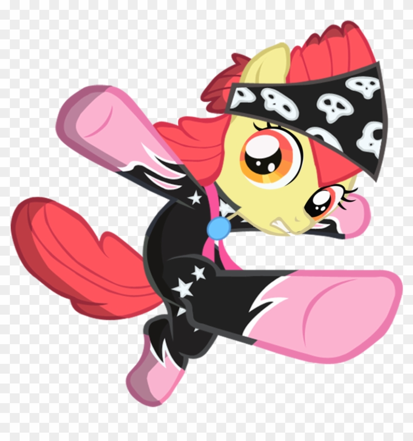 Apple Bloom Karate Kick By Boneswolbach Apple Bloom - Applebloom My Little Pony #1154041