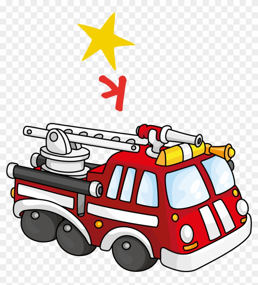 Ajouter Une Image Personnalisée - Illustration Camion De Pompiers #1154143