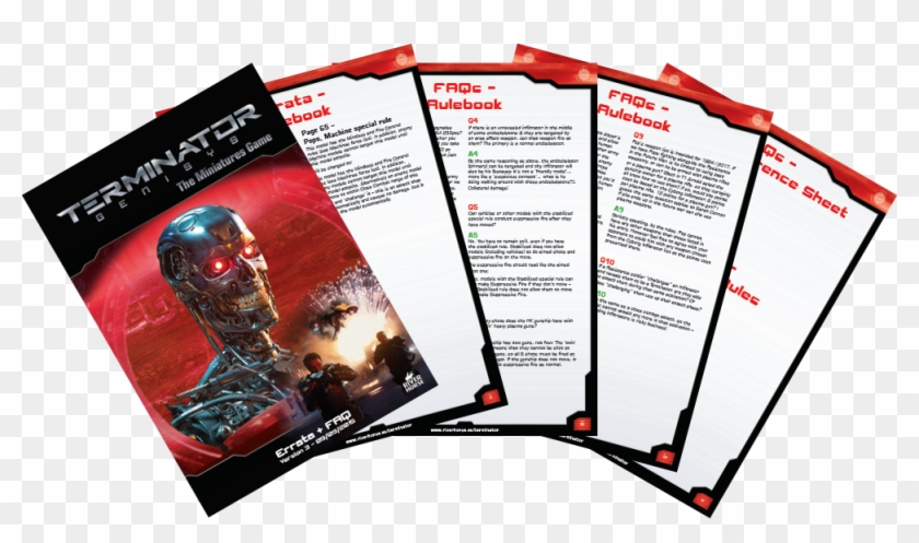 Youtube Graphic Design Game The Terminator - Terminator Genisys: War Against The Machines Rulebook #1154149