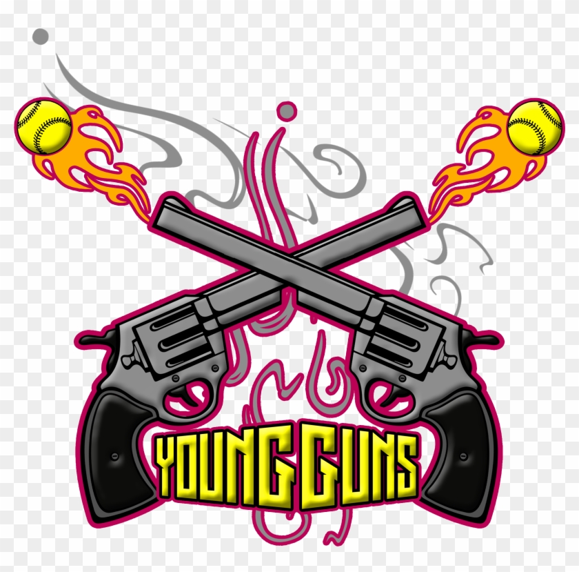 Young Guns Softball Logo #1154272