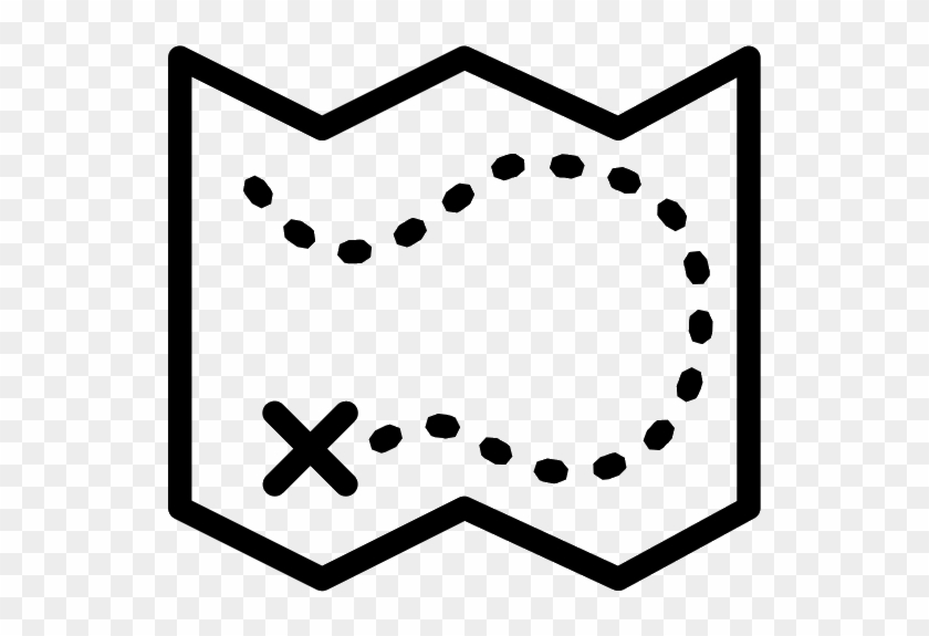 Treasure Map Icon - Map Icon #1154328