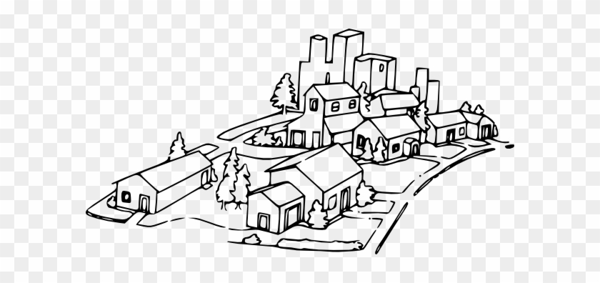 Community Clipart Community Map - Neighborhood Clipart #1154335