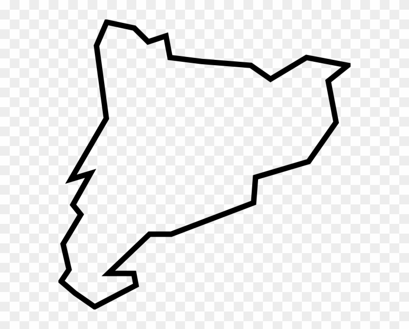 How To Set Use Catalunya Outline Map Svg Vector - Catalonia Map Outline #1154351
