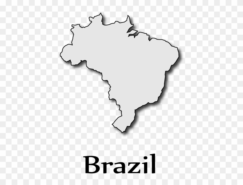 Brazil Clipart Brazil Map - Belo Horizonte Brazil Lds Mission Round Ornament #1154354