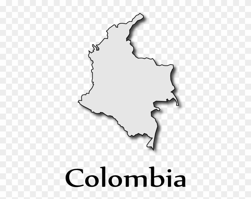 Colombia Map Clipart - Colombia Bogota North Mission #1154361