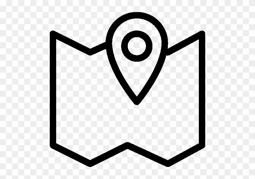 Location, Map, Marker, Pin, Point, Pointer Icon - Map Line Icon Png #1154365