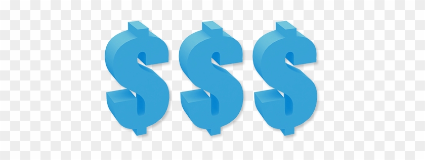 Dollar Sign Icon Blue Png For Kids - Dollar Sign #1154596