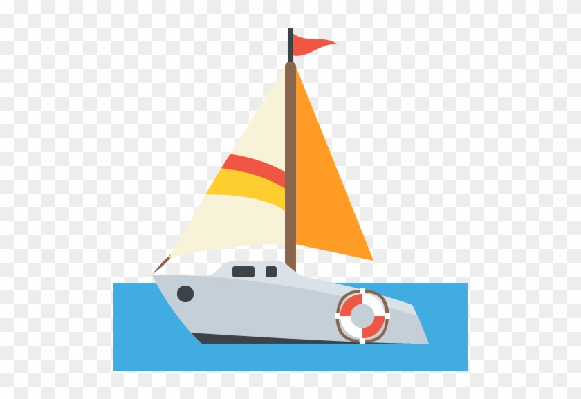 Sailboat Emoji - Barco Emoji #1154629