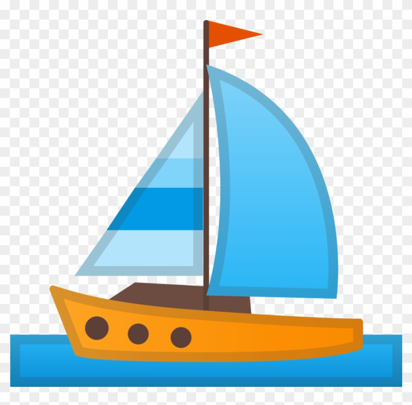 Sailboat Icon - Bateau Emoji #1154631