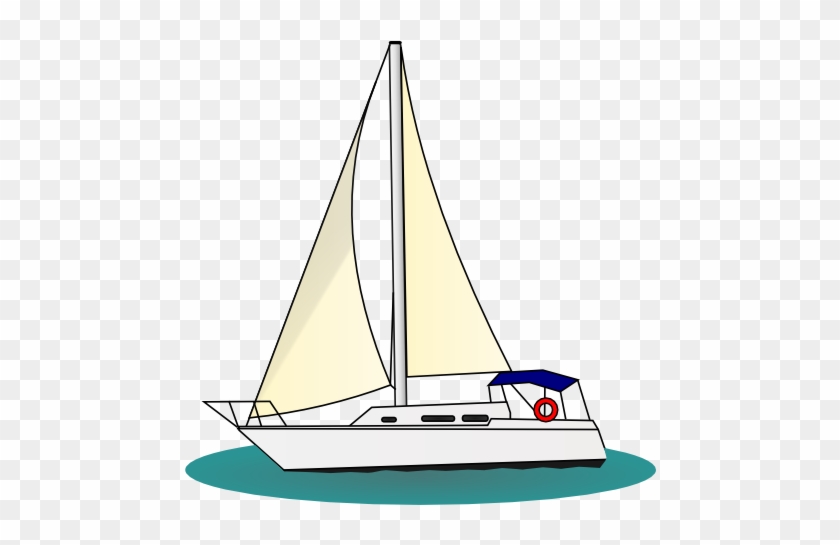 Sailboat Clipart Yacht - Clip Art Yacht #1154647