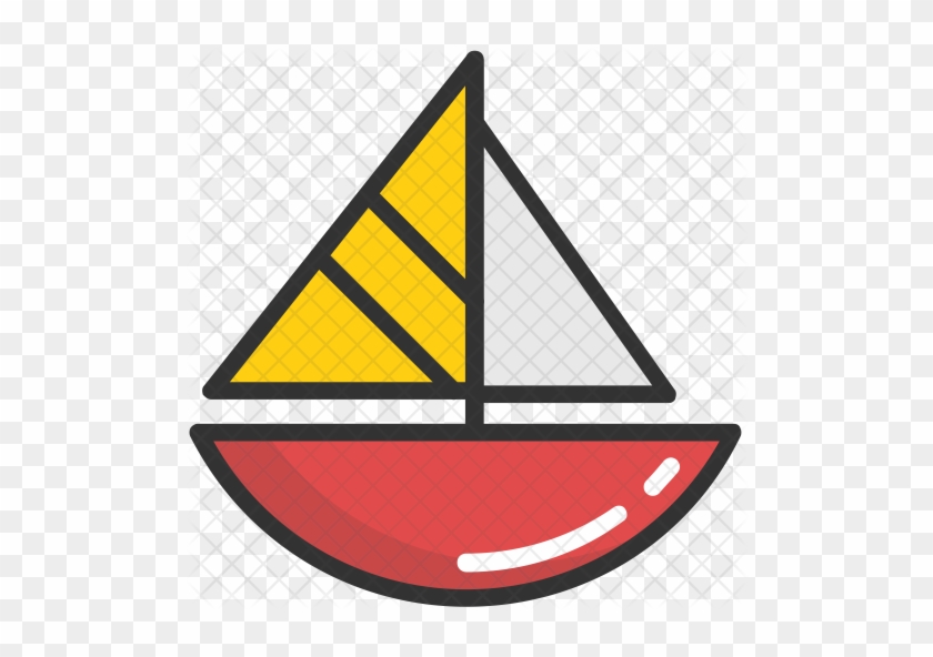 Sailboat Icon - Sailboat #1154649