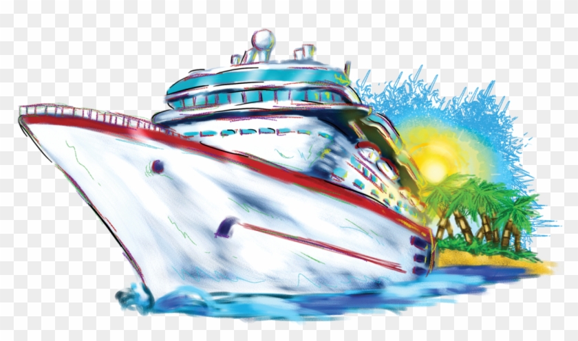 Sailboat Clipart Passenger Ship - Cruise Ship Clipart #1154694