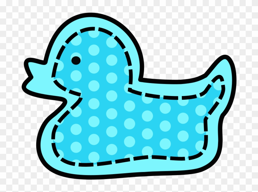 Clipart Duck - Polka Dot #1154707