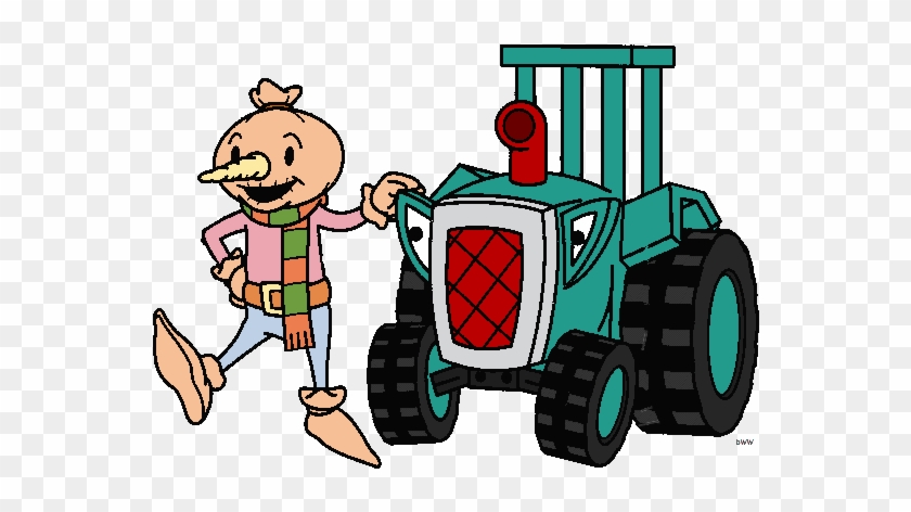 Spud, Travis The Tractor - Bob The Builder Coloring Pages #1154714