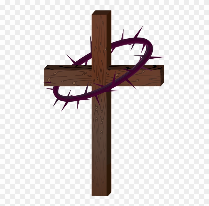 These Cross' Svgs Are Available At Pixabay - Cruz Con Corona De Espinas Png #1154842