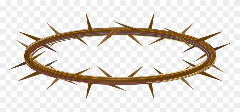 You Can Find My Crown Of Thorn Vectors On Pixabay - Mirror Gold Geometric Shape #1154844