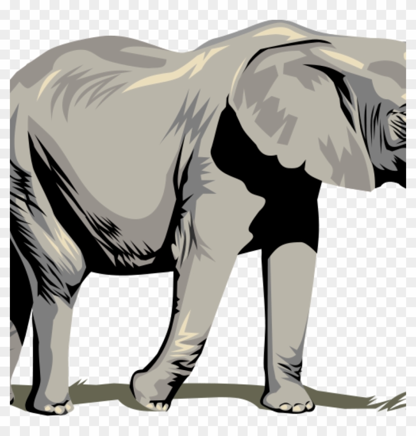 Free Elephant Clipart Elephant Clipart Blue Free Clipart - Flash Cards Letter E #1154860