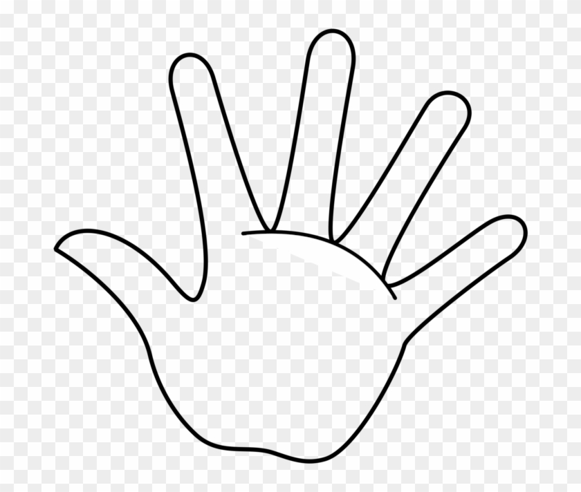 Hand Black And White Free Hand Clipart Black And White - Hand Clipart #1154925