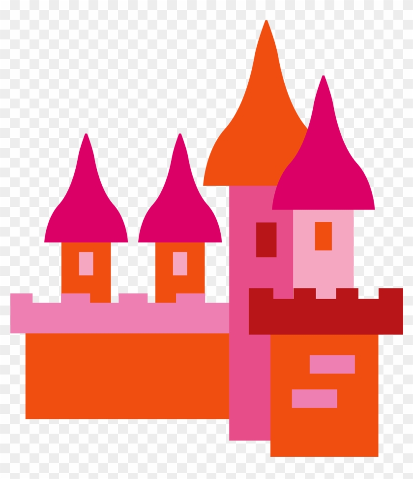 Clip Art - Castle - Castelo Branca De Neve Desenho Png #1155170