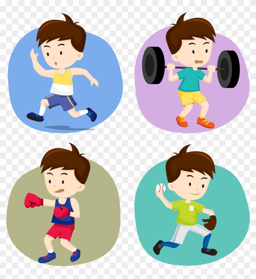 Olympic Games Sport Cartoon Illustration - Vector Graphics #1155206