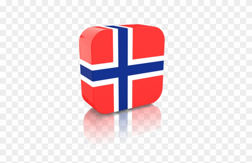Illustration Of Flag Of Norway - Icon Norwegian Flag Png #1155358