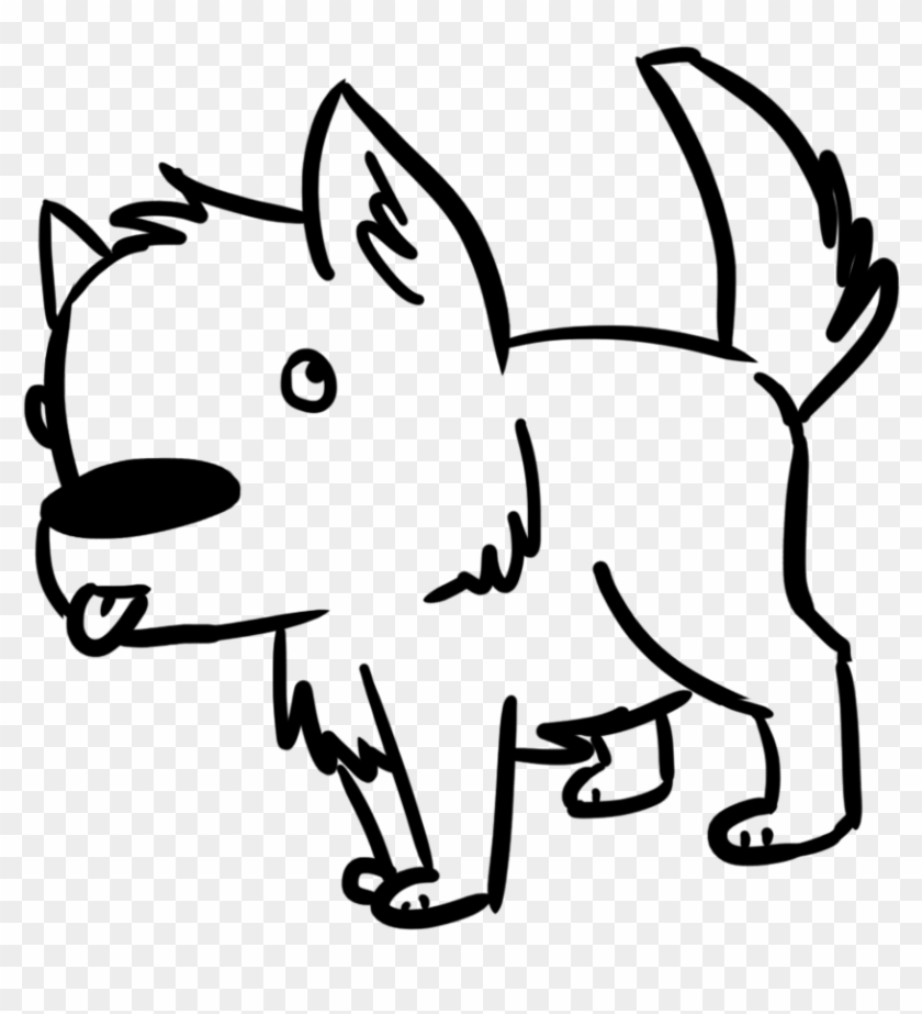 Doge Line Art - Cartoon #1155453