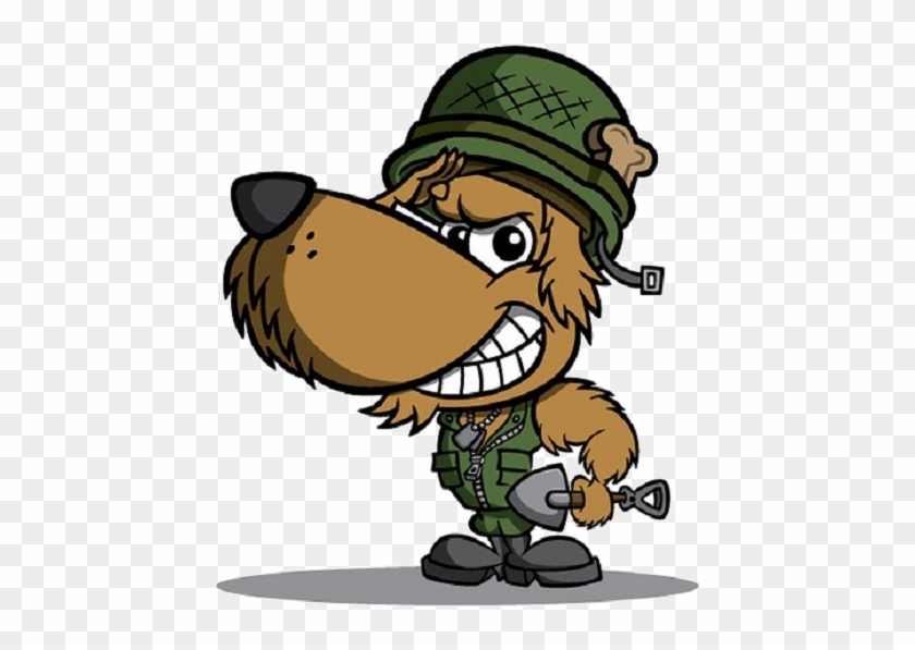 Commando Dog - Military Dog Clipart #1155481