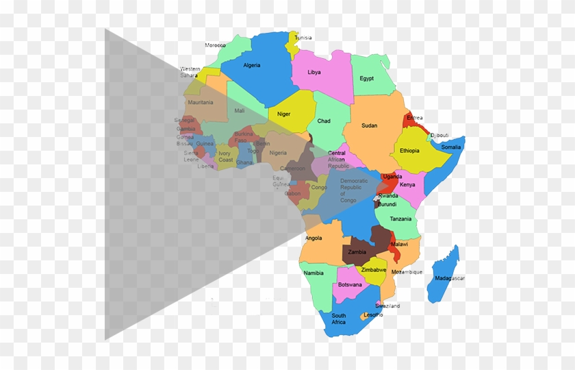 Map Of Africa - 2018 Map Of Africa #1155491