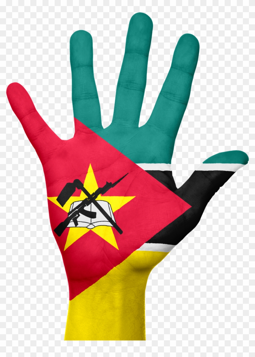 Mozambique Hand Flag Africa Png Image - Testosterone Pellets Side Effects #1155514