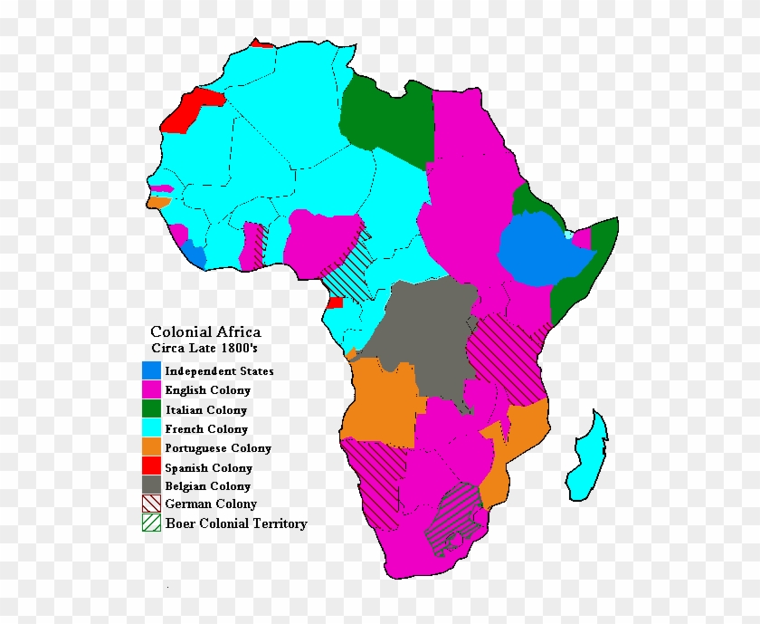 Map Of Colonial Africa - Berlin Conference Africa Map #1155618