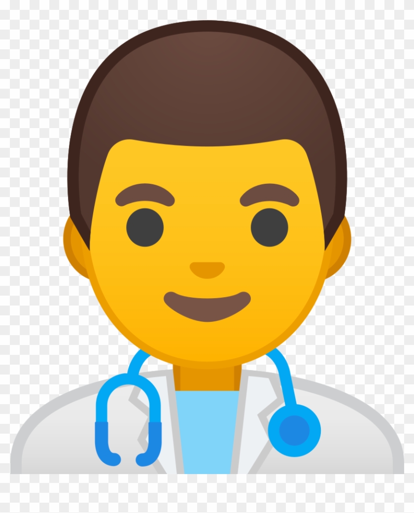 Man Health Worker Icon - Arzt Emoji #1155621