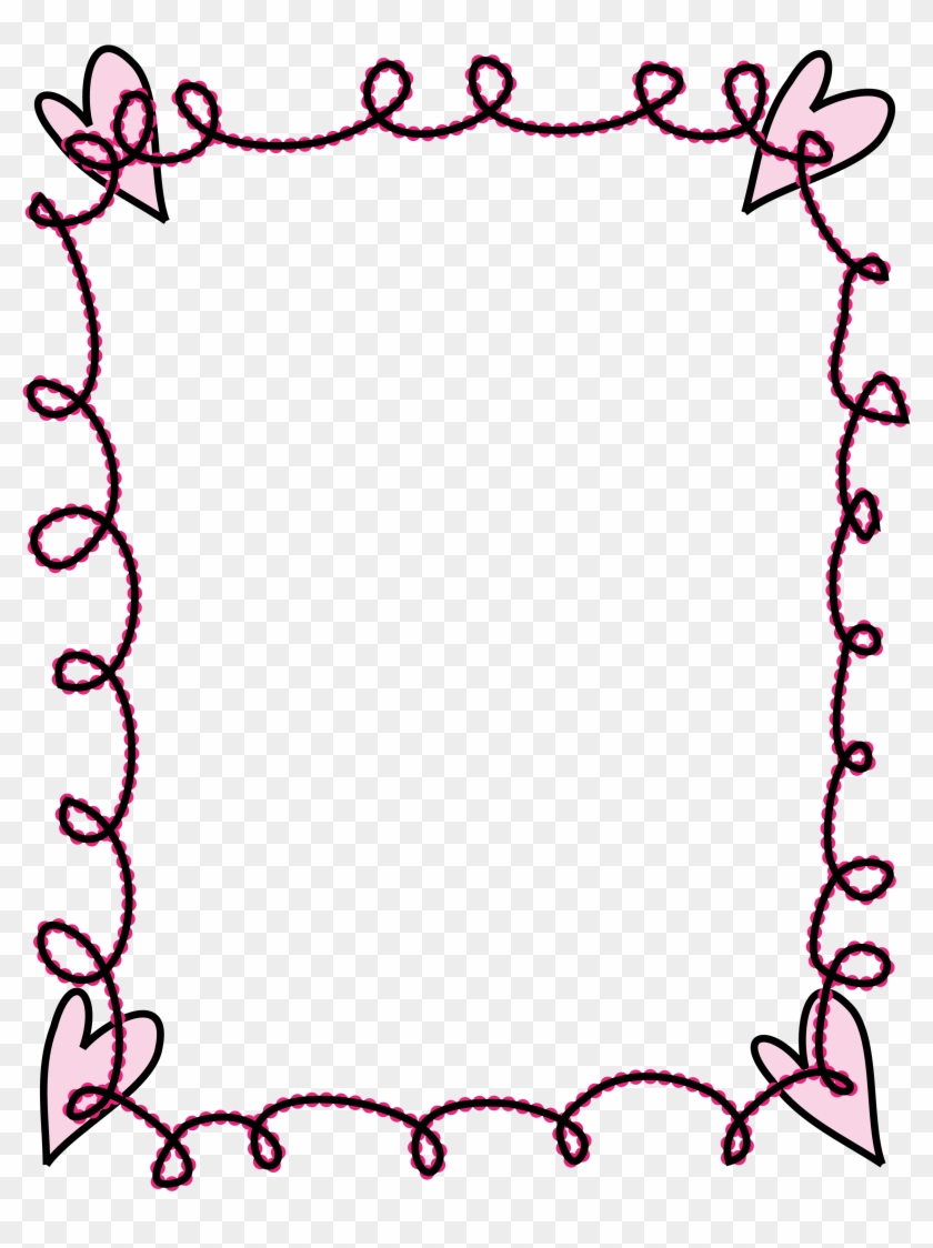 Free Doodle Heart Frame - Doodle Frame Png #1155630