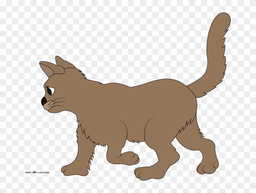 Brown Cat Sleeping Clip Art At Clker - Drawing #1155993