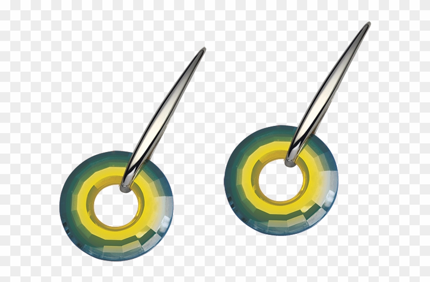 Earringsilver 925/000 Rhodium Platedswarovski Crystal - Earrings #1156001