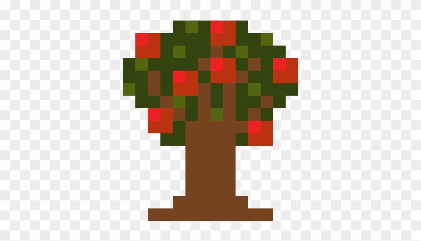 Apple Tree - Pixel Art Poop Emoji #1156011