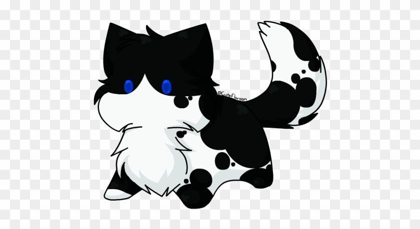 Black And White Cat By Cuteflare - Animated Black And White Cats #1156034