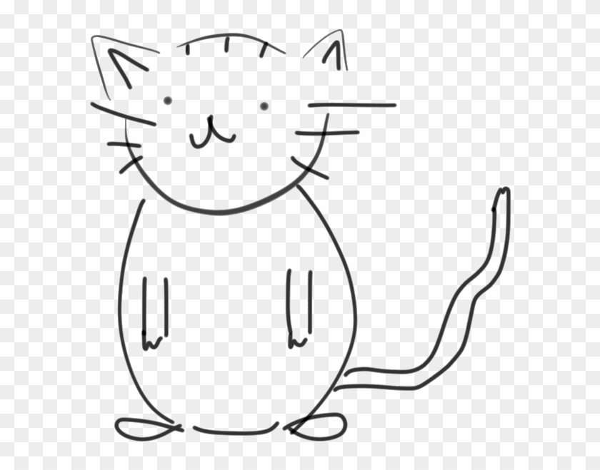 Feline Clipart Black And White - Cat #1156036