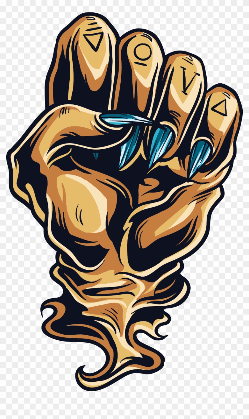 Hand Gesture Clip Art - Devil Hand #1156095