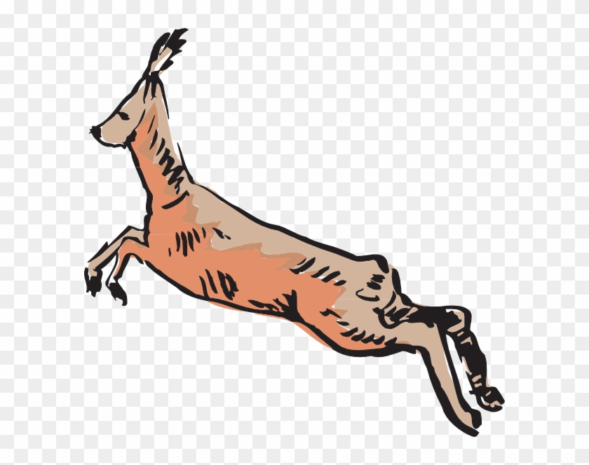 Antelope Jumping Clip Art - Antelope #1156137