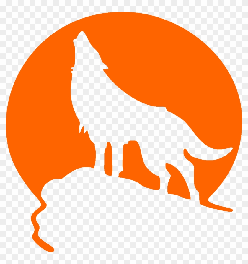 Free Wolf Howling Clipart Image - Howling Wolf Vector #1156142