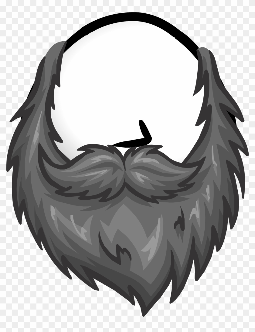 Viking Clipart Grey Beard - Club Penguin Beard #1156209