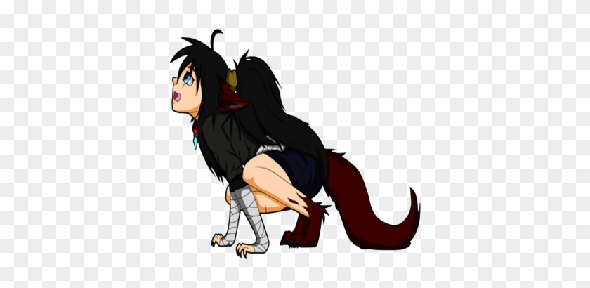 Chibi Wolf Girl Roblox Download - Anime Wolf Girl Drawing #1156390