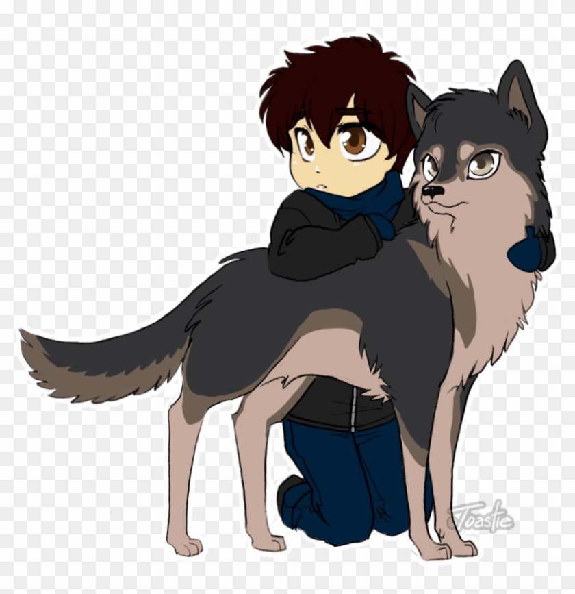 Anime Wolves Bad Boy You - Boy And His Wolf #1156409