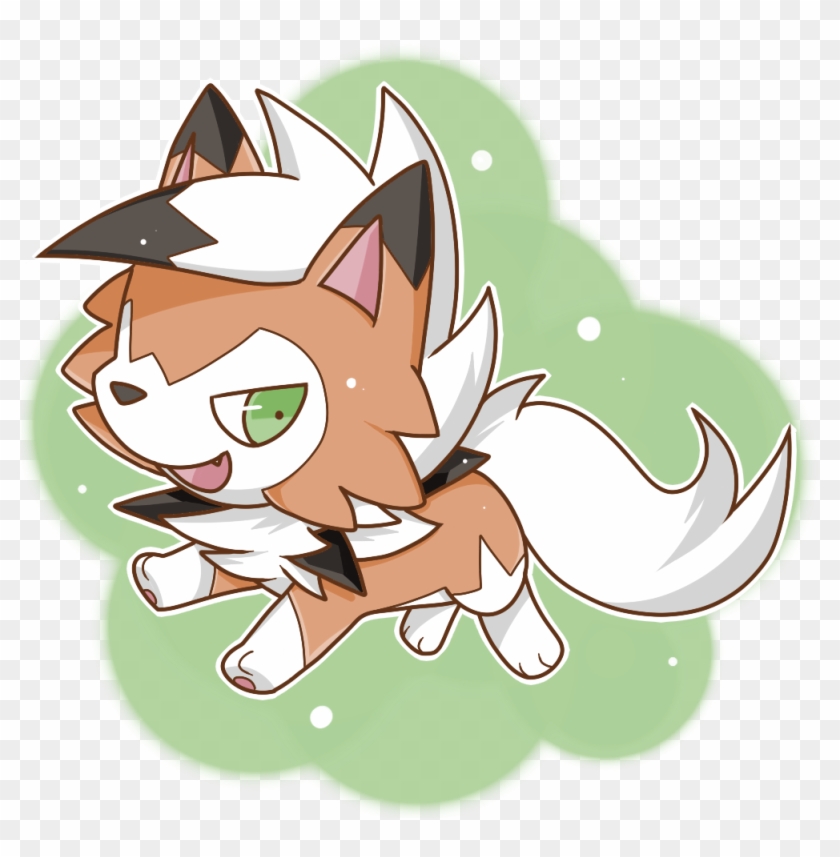 Chibi Wolf Pup Download - Lycanroc Dusk Form Chibi #1156421