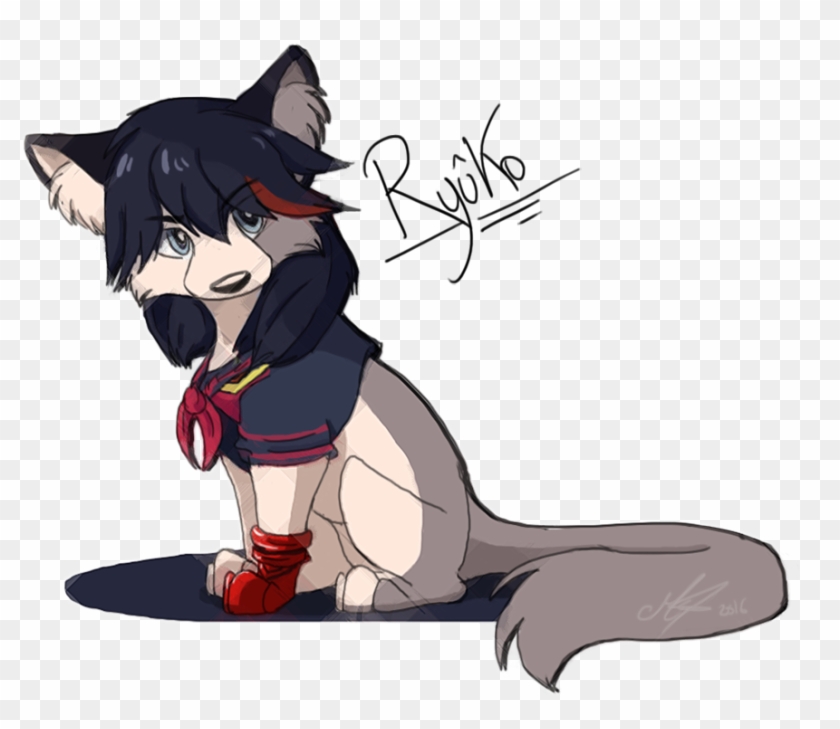 Ryuko Chibi Wolf By Mary251 - Cartoon #1156431
