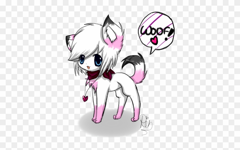 Chibi Wolf Pup - Cute Chibi Puppy Drawing #1156467
